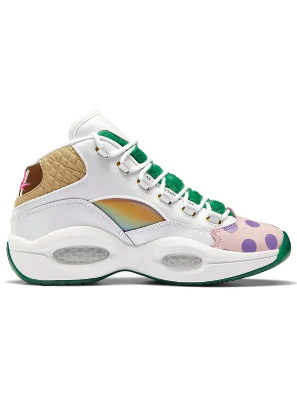 Кроссовки hasbro x question mid 'candy land' Reebok — изображение 2 из 4, белый