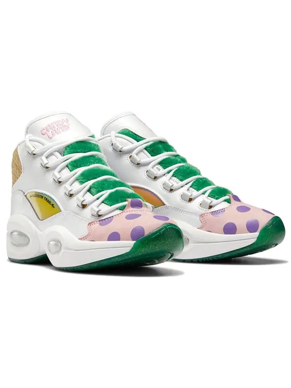 Кроссовки hasbro x question mid 'candy land' Reebok — изображение 3 из 4, белый