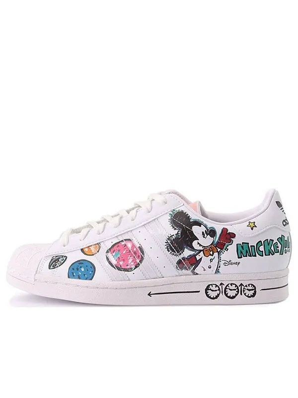 Кроссовки kasing lung x disney x superstar Adidas — изображение 1 из 4, белый
