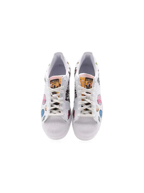 Кроссовки kasing lung x disney x superstar Adidas — изображение 3 из 4, белый