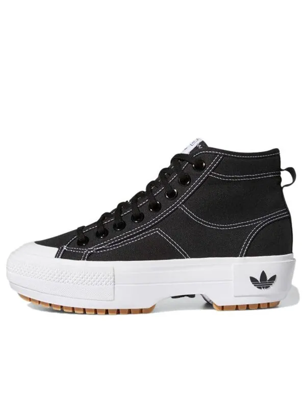 Кроссовки nizza trek Adidas — изображение 1 из 4, черный/белый