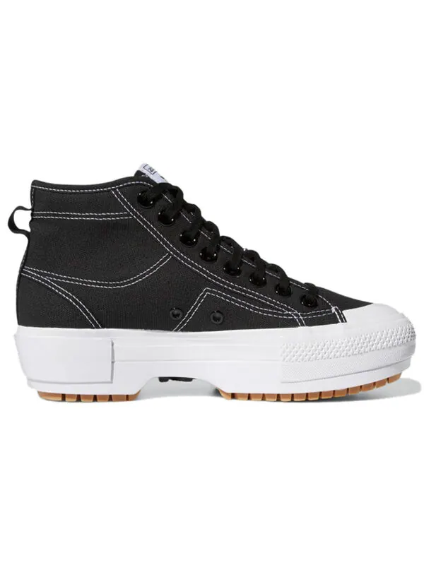 Кроссовки nizza trek Adidas — изображение 2 из 4, черный/белый