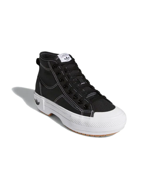 Кроссовки nizza trek Adidas — изображение 3 из 4, черный/белый