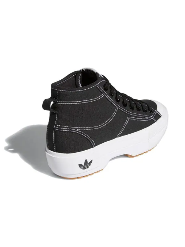 Кроссовки nizza trek Adidas — изображение 4 из 4, черный/белый
