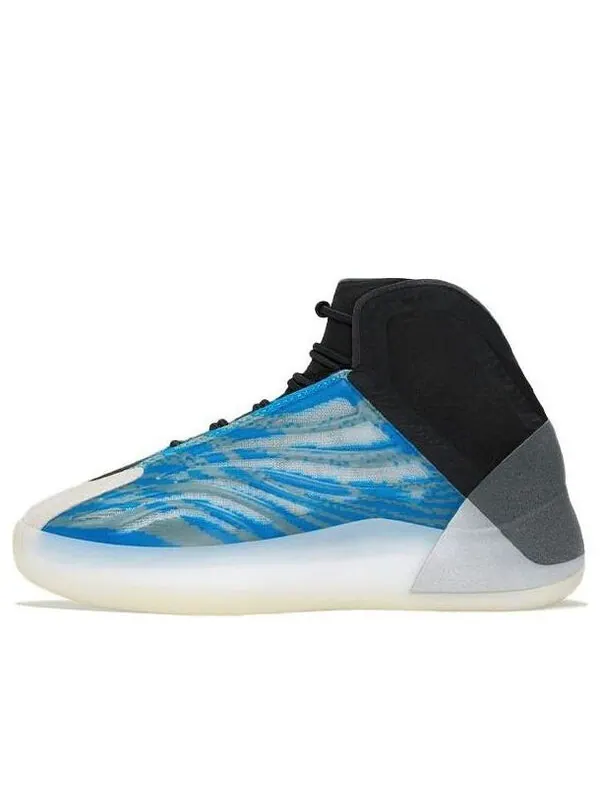 Кроссовки квантовые детские Adidas Yeezy — изображение 1 из 4, синий/белый