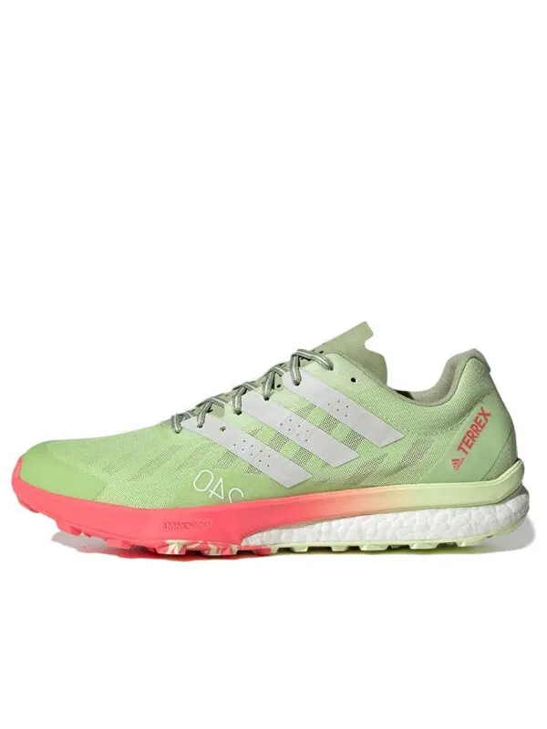 Кроссовки terrex speed ult Adidas — изображение 1 из 4, зеленый/розовый