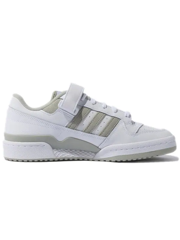 Кроссовки форум низкий Adidas — изображение 2 из 4, белый/оливковый зеленый