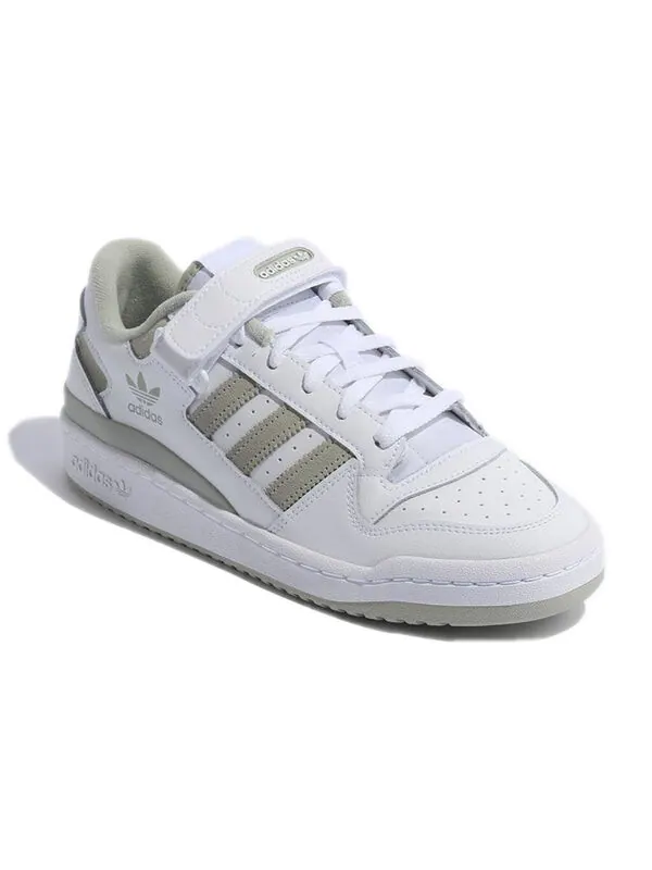 Кроссовки форум низкий Adidas — изображение 3 из 4, белый/оливковый зеленый