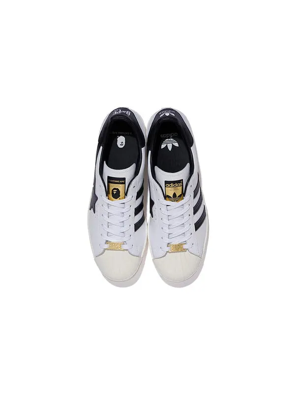 Кроссовки xa bathing ape superstar Adidas — изображение 4 из 4, белый