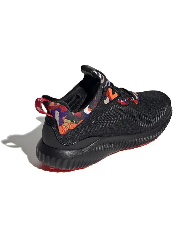 Кроссовки alphabounce 1 Adidas — изображение 4 из 4, черный/красный