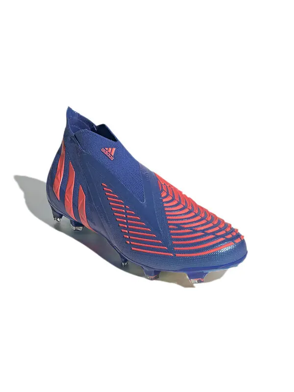 Кроссовки predator edge+ fg 'hi-res blue turbo' Adidas — изображение 3 из 4, синий/красный