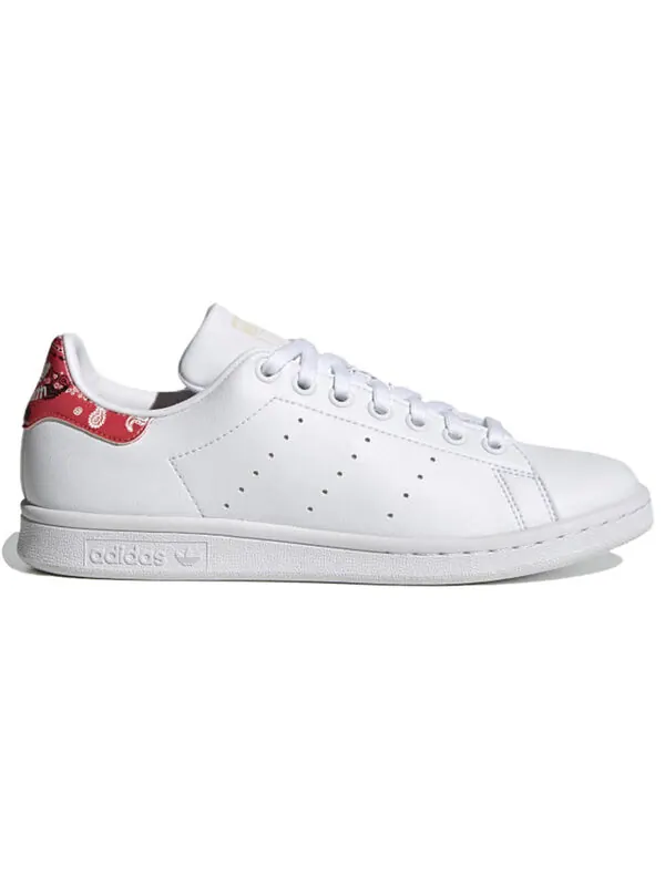 Кроссовки оригиналы stan smith shoes Adidas — изображение 2 из 4, белый/красный