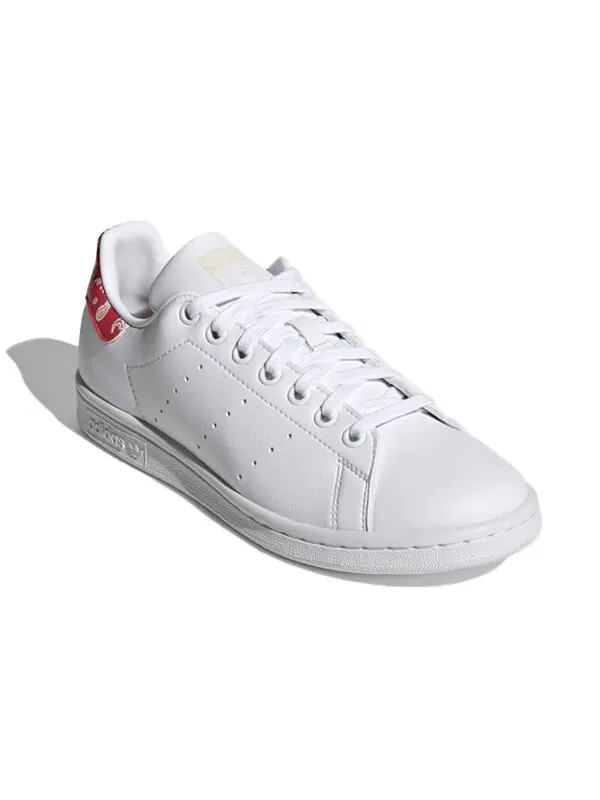 Кроссовки оригиналы stan smith shoes Adidas — изображение 3 из 4, белый/красный