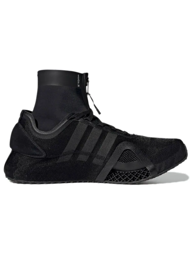 Спортивные кроссовки adidas Y-3 Runner 4D IOW High 'Black' — изображение 2 из 7, черный