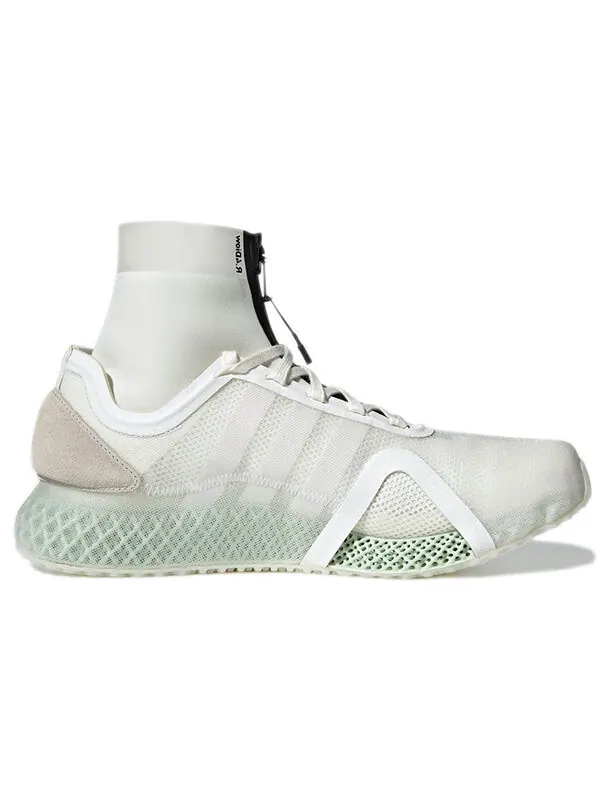 Кроссовки adidas Y-3 Runner 4D IOW Mid 'Core White' — изображение 2 из 4, белый