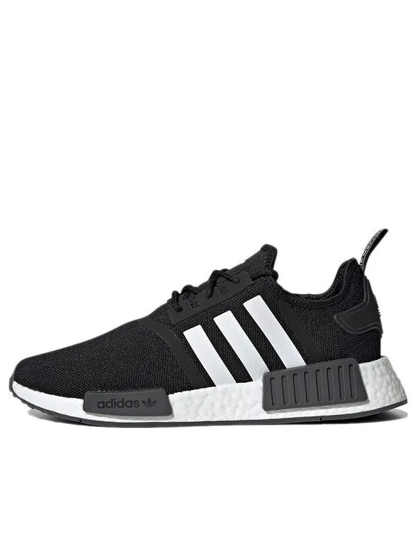 Кроссовки nmd_r1 primeblue Adidas — изображение 1 из 4, черный/белый