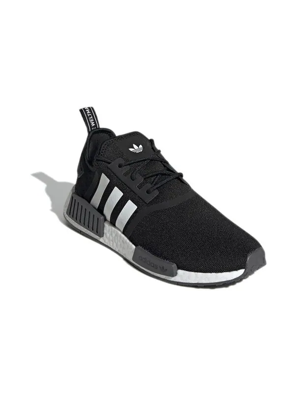 Кроссовки nmd_r1 primeblue Adidas — изображение 3 из 4, черный/белый