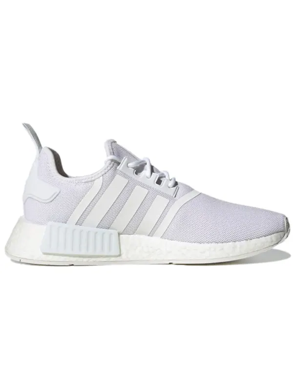 Кроссовки nmd_r1 primeblue 'triple white' Adidas — изображение 2 из 4, белый