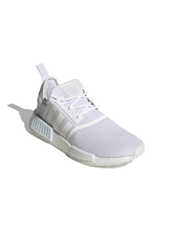 Кроссовки nmd_r1 primeblue 'triple white' Adidas — изображение 3 из 4, белый