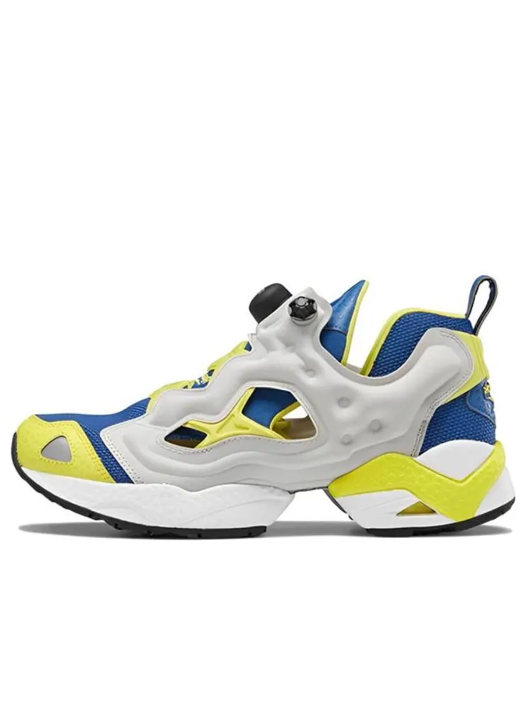 Кроссовки Reebok Instapump Fury 95 'Impact Blue / Bright Yellow' — изображение 1 из 5, синий