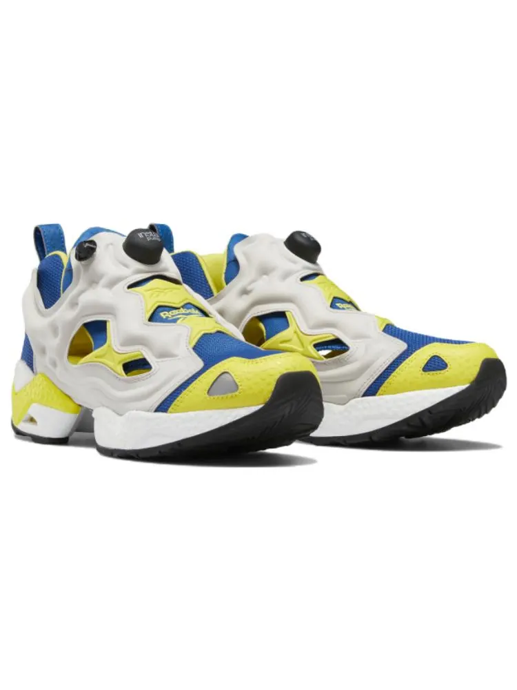 Кроссовки Reebok Instapump Fury 95 'Impact Blue / Bright Yellow' — изображение 2 из 5, синий