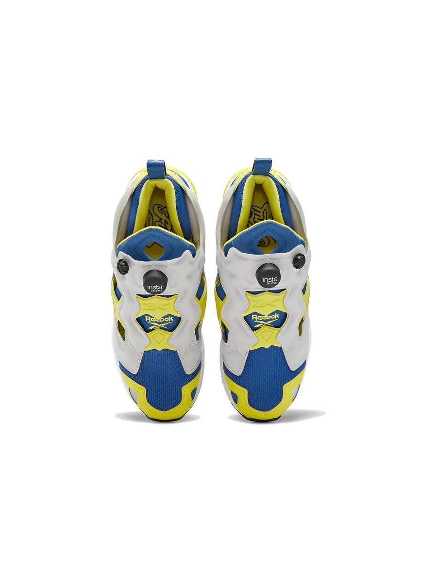 Кроссовки Reebok Instapump Fury 95 'Impact Blue / Bright Yellow' — изображение 3 из 5, синий