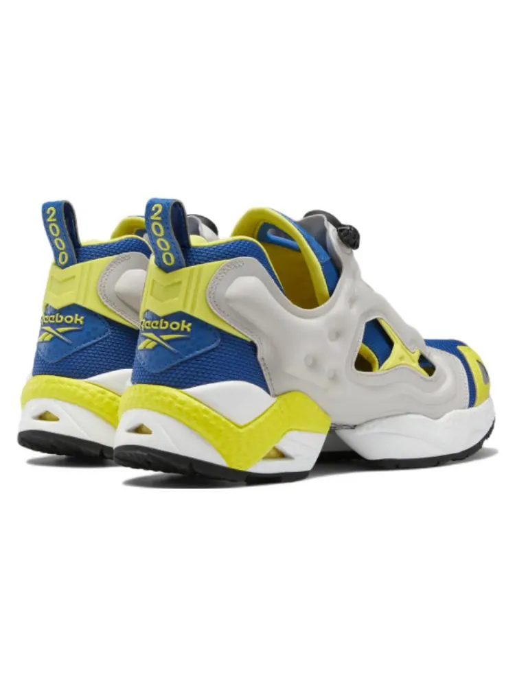 Кроссовки Reebok Instapump Fury 95 'Impact Blue / Bright Yellow' — изображение 4 из 5, синий