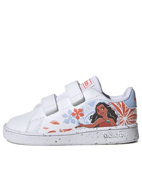 Кроссовки Advantage крючки и петли x Дисней Adidas — изображение 1 из 4, белый/синий/оранжевый