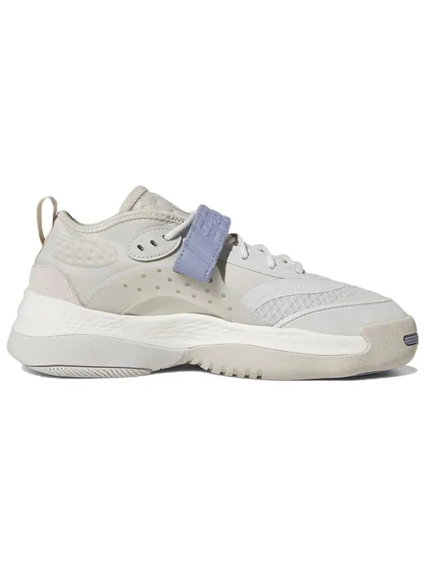 Кроссовки оригиналы стритбол 3 Adidas — изображение 2 из 4, светлый хаки/белый/синий