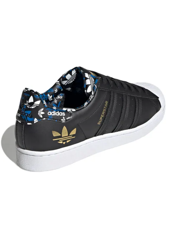 Кроссовки суперзвезда Adidas — изображение 4 из 4, черный/золотистый