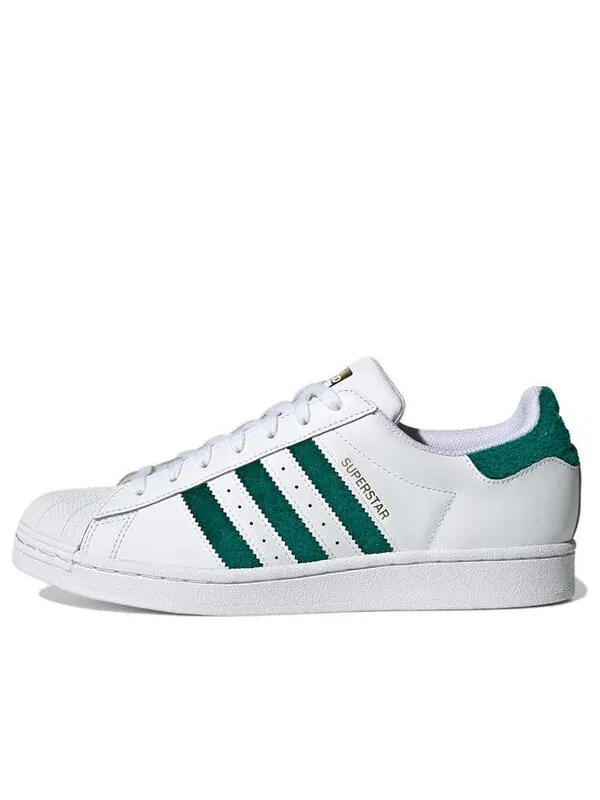Кроссовки суперзвезда Adidas — изображение 1 из 4, белый/зеленый