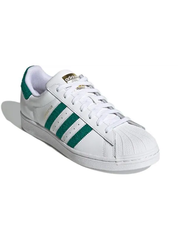 Кроссовки суперзвезда Adidas — изображение 3 из 4, белый/зеленый