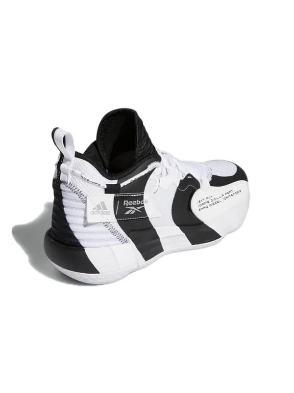 Кроссовки shaquille oneal x dame 7 extply Adidas — изображение 4 из 4, черный белый