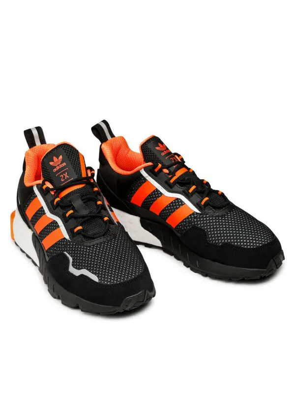 Кроссовки zx 1k boost Adidas — изображение 3 из 4, черный/оранжевый