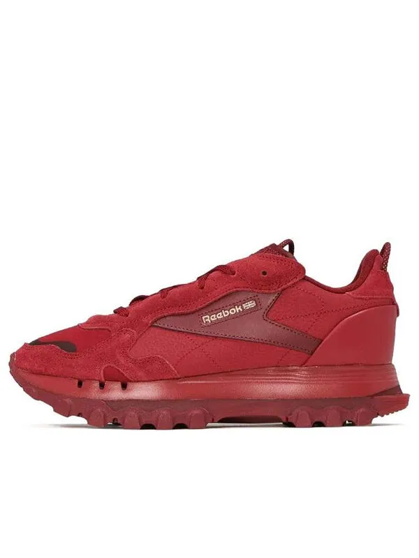 Кроссовки cardi b x classic leather 'triathlon red' Reebok — изображение 1 из 4, красный