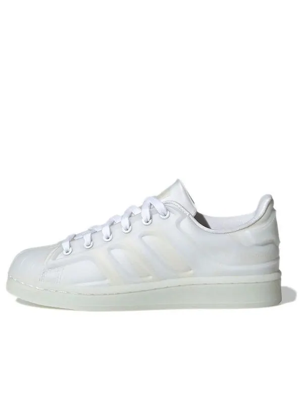 Кроссовки оригиналы superstar futureshell j Adidas — изображение 1 из 4, белый/белый/белый