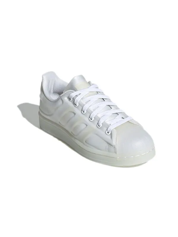 Кроссовки оригиналы superstar futureshell j Adidas — изображение 3 из 4, белый/белый/белый