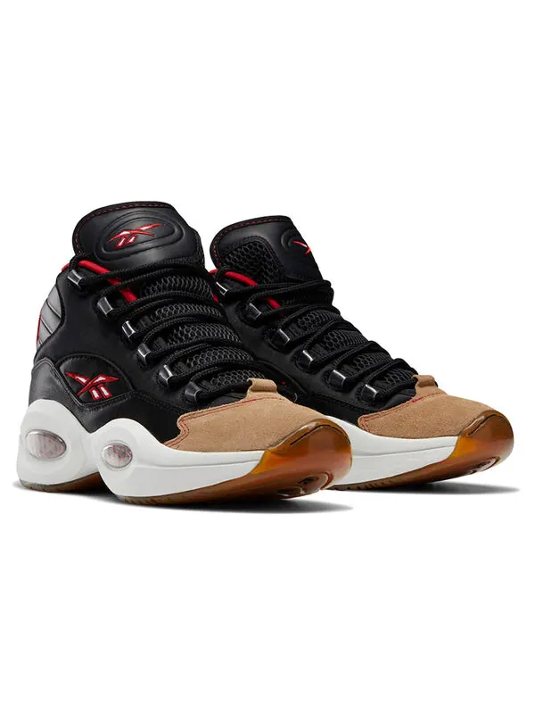 Кроссовки question mid '76ers alternate' Reebok — изображение 3 из 4, черный