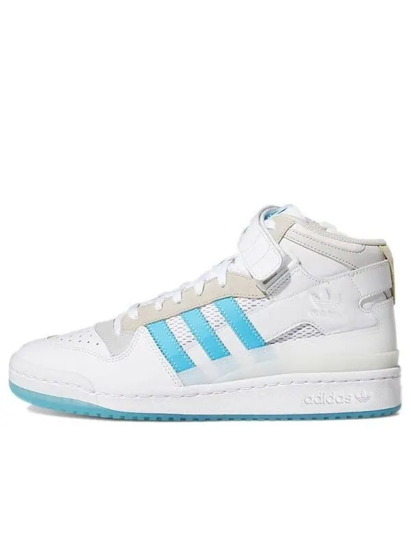 Кроссовки diego njera x forum 84 Mid Adv Adidas — изображение 1 из 4, белый/серый/синий