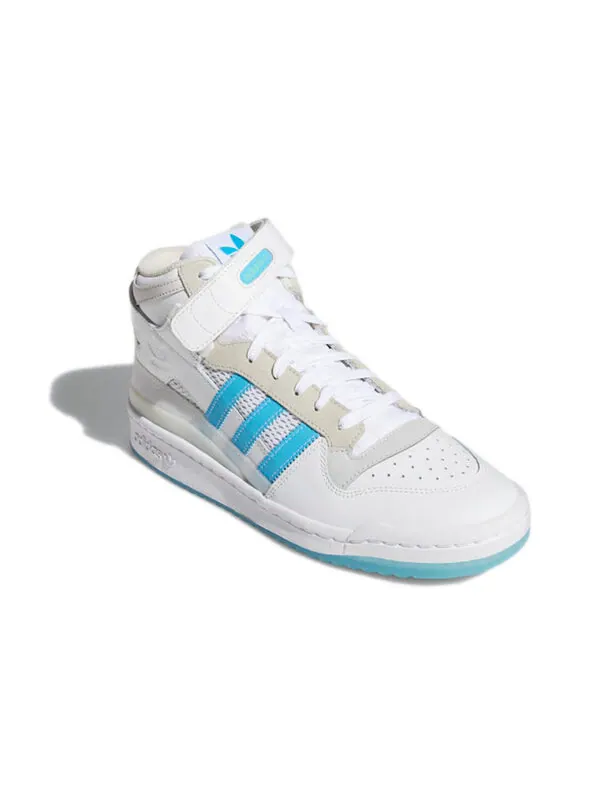 Кроссовки diego njera x forum 84 Mid Adv Adidas — изображение 3 из 4, белый/серый/синий
