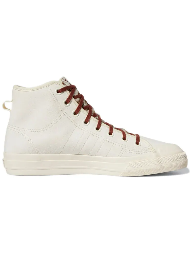 Кроссовки Adidas Originals Nizza Hi Rf Cozy Wear-Resistant Skate Unisex — изображение 2 из 6, бежевый