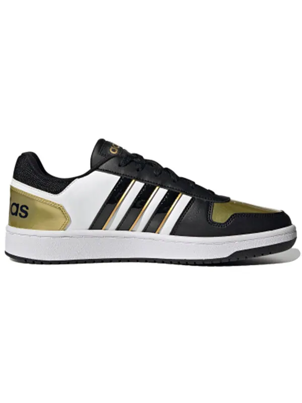 Кроссовки neo hoops 2.0 Adidas — изображение 2 из 4, черный/золотистый/белый