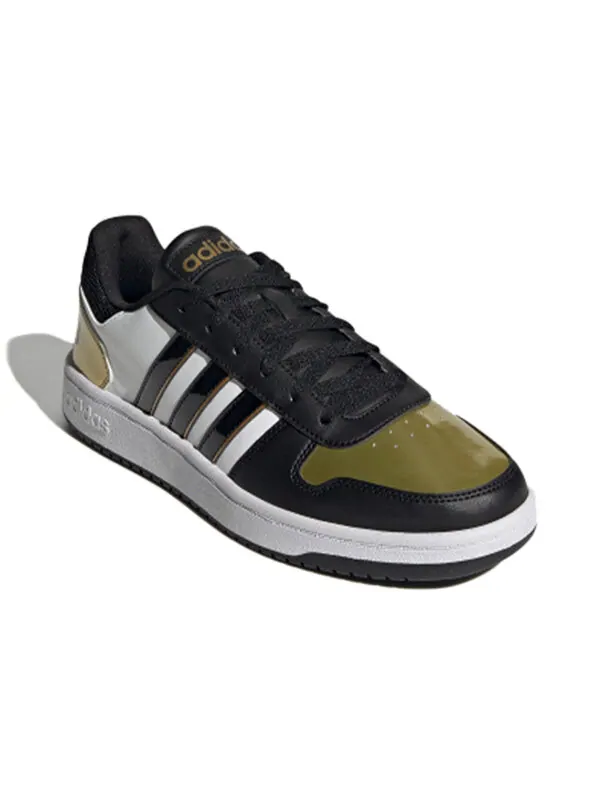 Кроссовки neo hoops 2.0 Adidas — изображение 3 из 4, черный/золотистый/белый