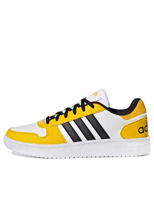 Кроссовки neo hoops 20 Adidas — изображение 1 из 4, белый/желтый/черный