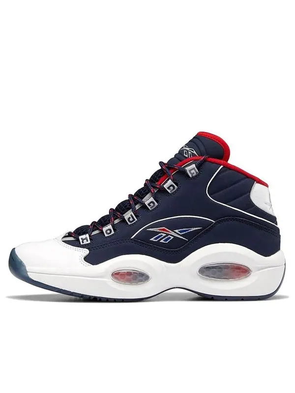 Кроссовки question mid 'usa' Reebok — изображение 1 из 4, синий/белый/красный
