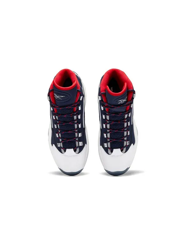 Кроссовки question mid 'usa' Reebok — изображение 4 из 4, синий/белый/красный