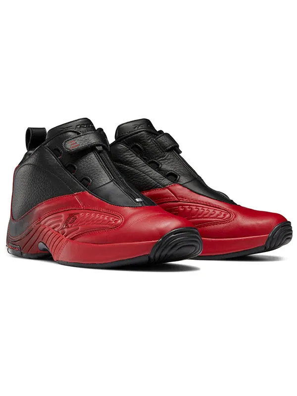 Кроссовки answer 4 'flash red' Reebok — изображение 3 из 4, черный/красный
