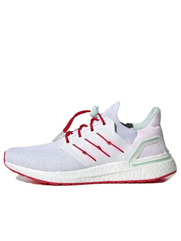 Кроссовки ультрабуст 20 Adidas — изображение 1 из 4, белый/красный/зеленый