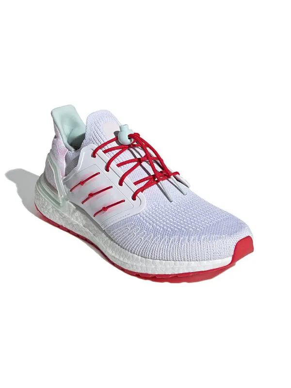 Кроссовки ультрабуст 20 Adidas — изображение 3 из 4, белый/красный/зеленый