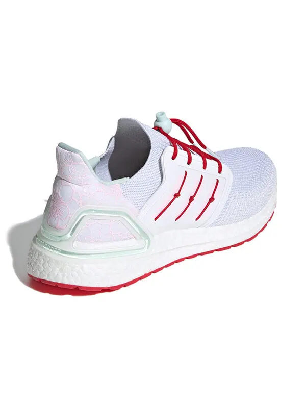 Кроссовки ультрабуст 20 Adidas — изображение 4 из 4, белый/красный/зеленый
